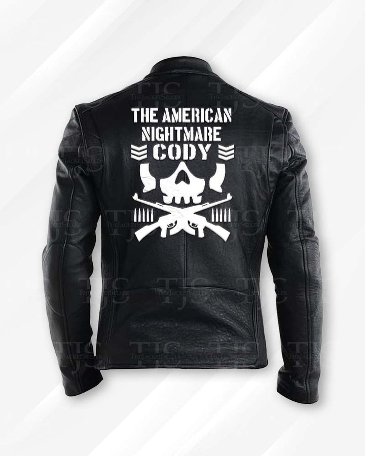 Stylish Cody Rhodes Leather Jacket in American style