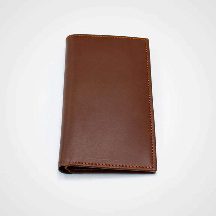 Pure leather dark brown wallet in USA