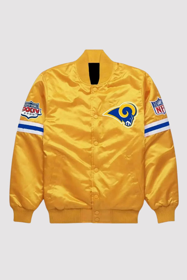 NFL White LA Rams Cooper Kupp Satin Jacket