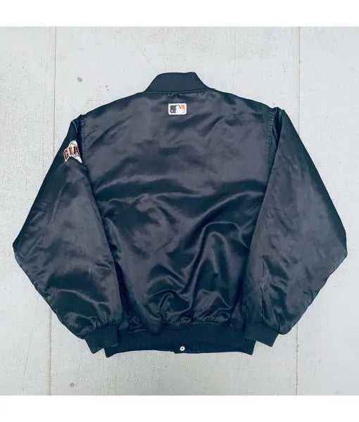 Retro Giants navy blue satin jacket unisex in USA