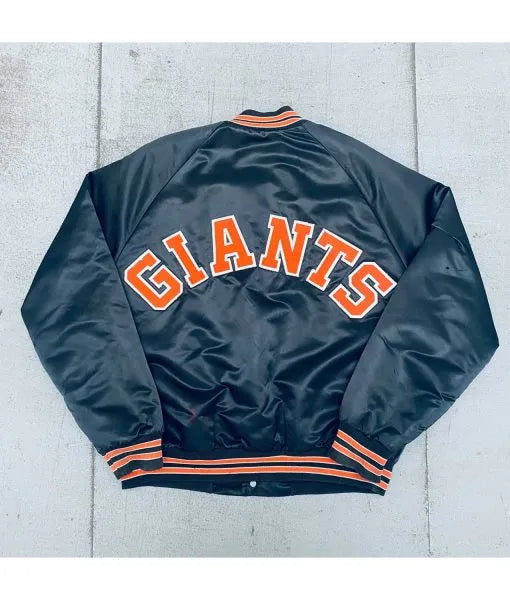 Retro Giants spellout varsity jacket for men and women in American Style