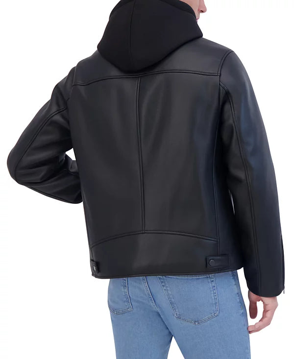 Hudson jacket with detachable hood for men