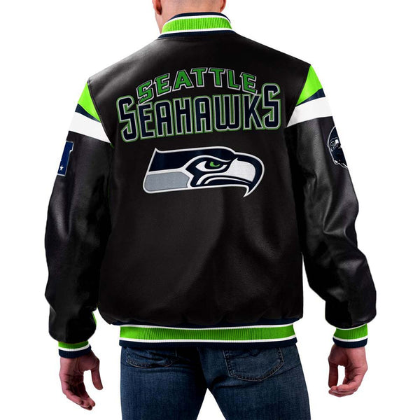 NFL Seattle Seahawks Leather Jacket