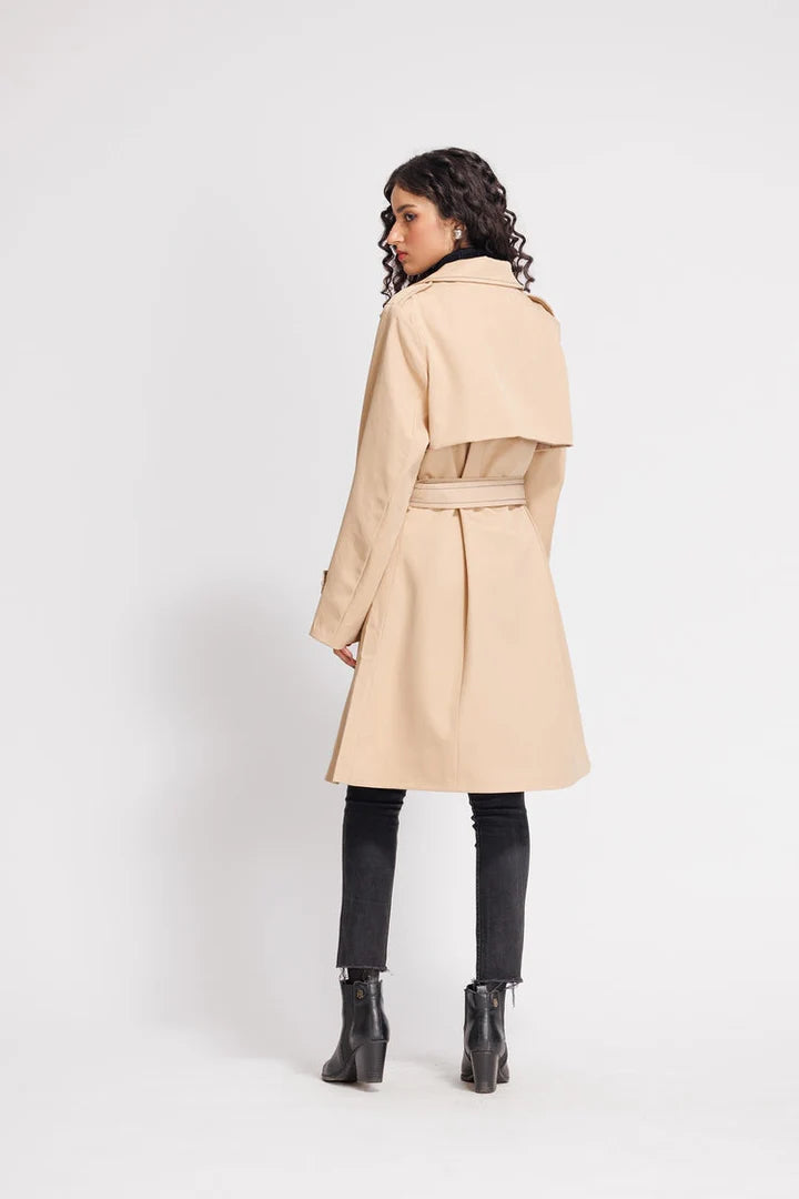 Stylish womens overcoat for cold weather in USA