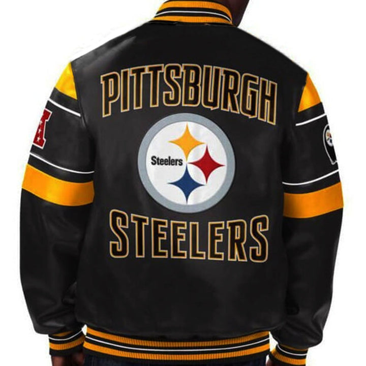 Pittsburgh Steelers men's leather jacket in USA