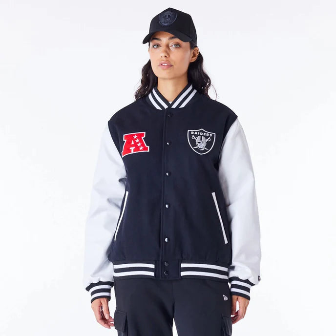 Las Vegas Raiders Varsity Jacket Perfect for Game Day in USA