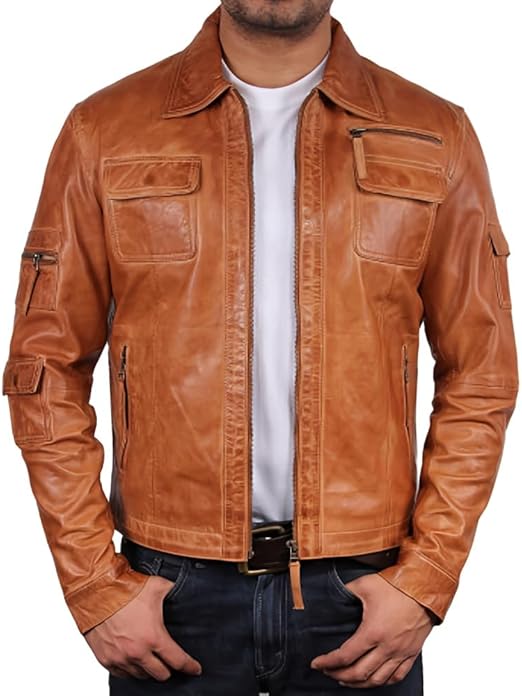 Premium Brown leather Jacket