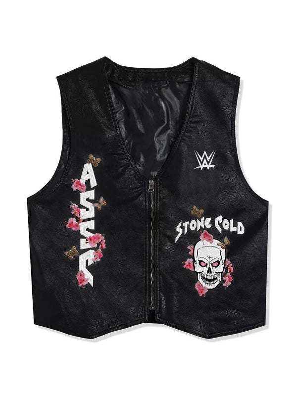 Premium ASSC x WWE Stone Cold Embroidered Vest