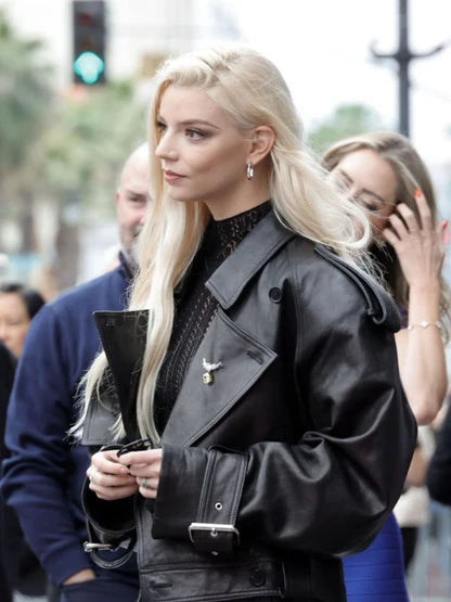 Stylish Anya Taylor-Joy Leather Jacket for Women
