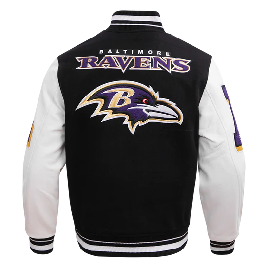 European Style Baltimore Ravens Varsity Jacket
