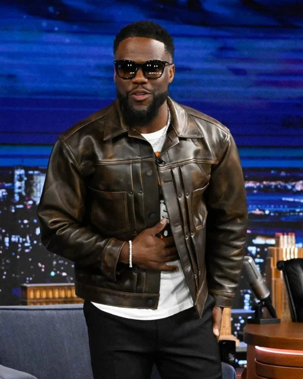 Kevin Hart Inspired Fashion Leather Jacket from Fight Night
