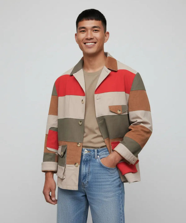 Lederjacke für Herren Lammlederjacke Mantel Winterbomber mit abnehmbarem Windblocker-Kragen | Herren Lederjacke von The Jacket Seller