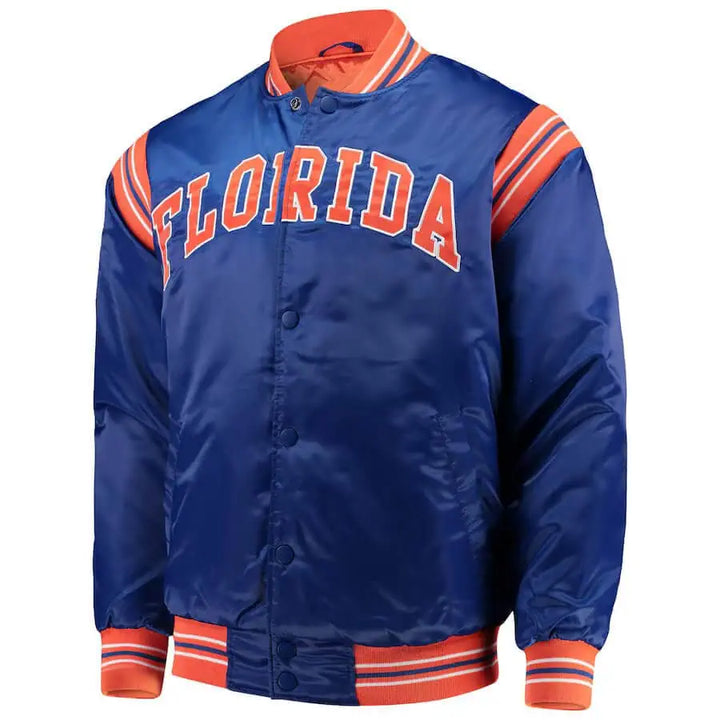 NCAA Florida Gators The Enforcer Full-Button Satin Jacket  in usa