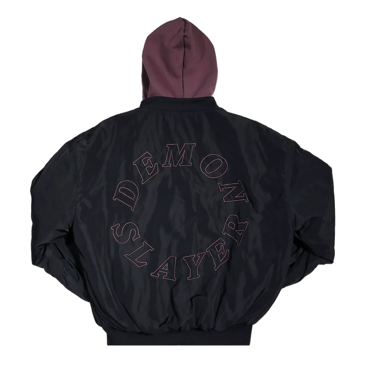 Anime bomber jacket with Tanjiro Kamado pattern and hood in USA