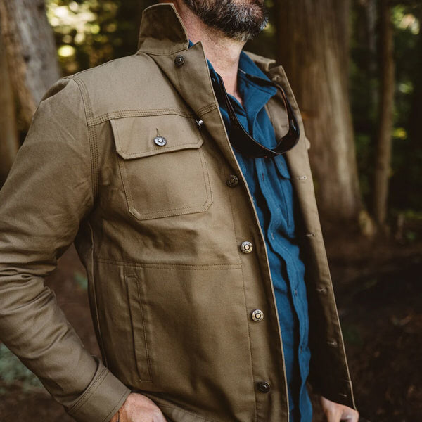 Lightweight brush jacket men's casual outerwear in USA