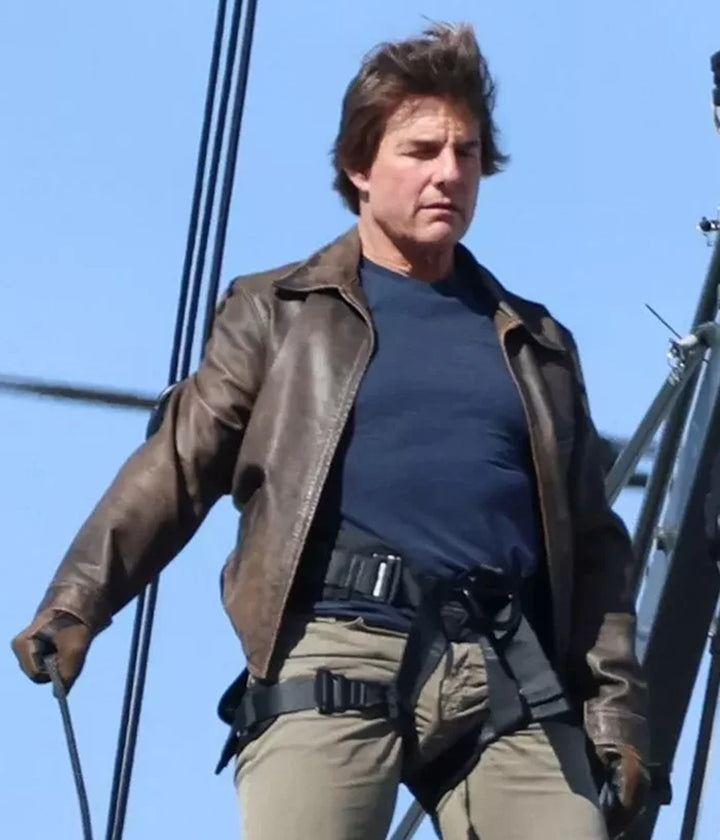 Tom Cruise  Brown Jacket