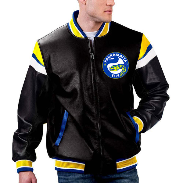 NRL Parramatta Leather Jacket by TJS