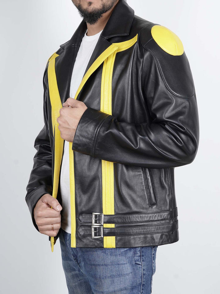 Trendy men’s Poke Spark yellow jacket for team leaders in USA