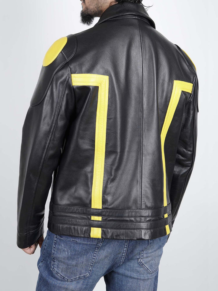 Fashionable team leader jacket for men in Poke Spark yellow in United State Market