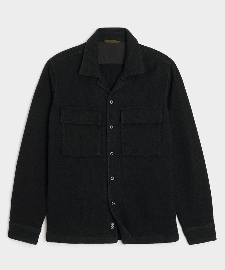 Versatile linen-cotton shirt jacket for warmer weather in USA