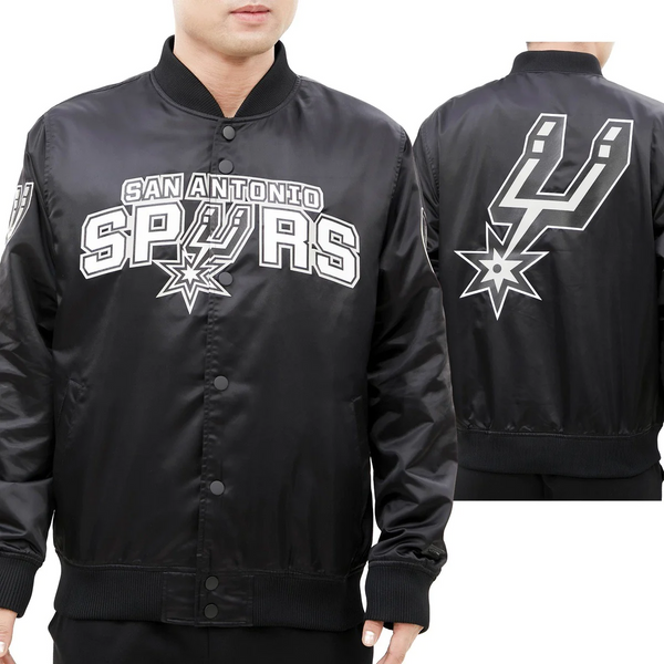 NBA San Antonio Spurs Big Logo Men´S Satin Jacket by TJS