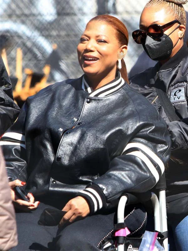 The Equalizer Queen Latifah bomber leather jacket in United state market