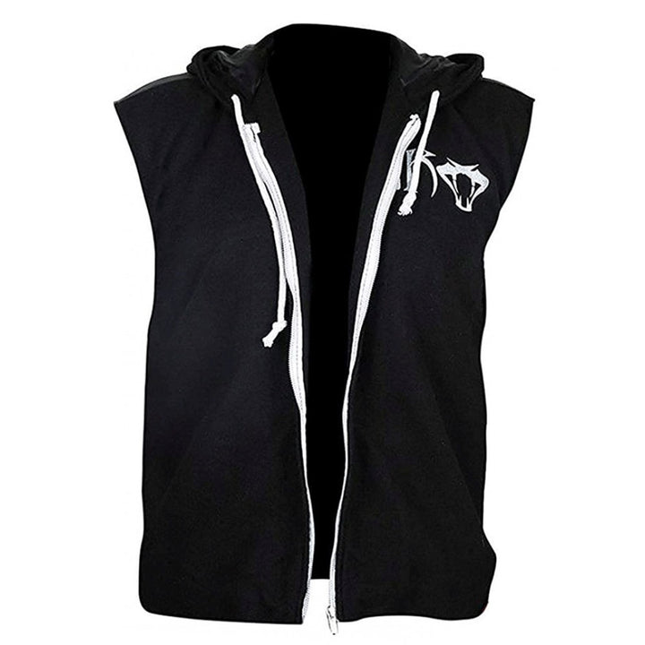 Men's wrestling-inspired hoodie with RKO print