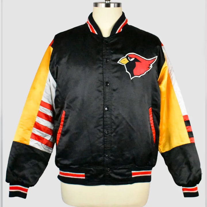 Arizona Cardinals Football Varsity Satin Jacket
