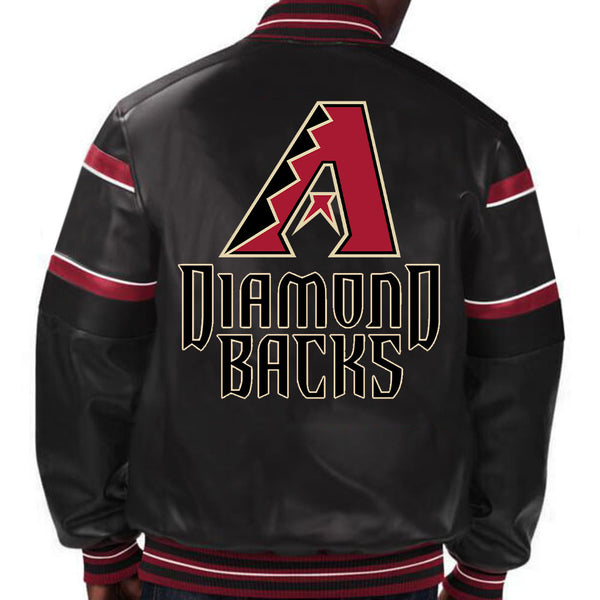 MLB Arizona Diamondbacks leather jacket for baseball fans in USA