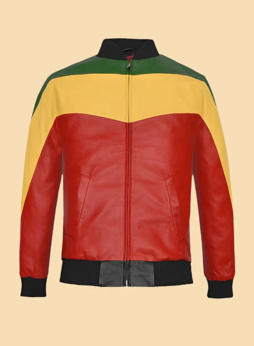 Bob Marley Leather Jacket for men