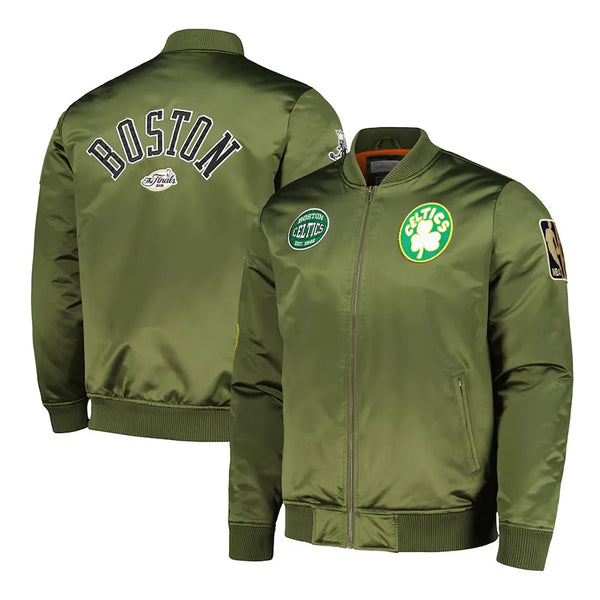 NBA Boston Celtics Satin Jacket Men and Women