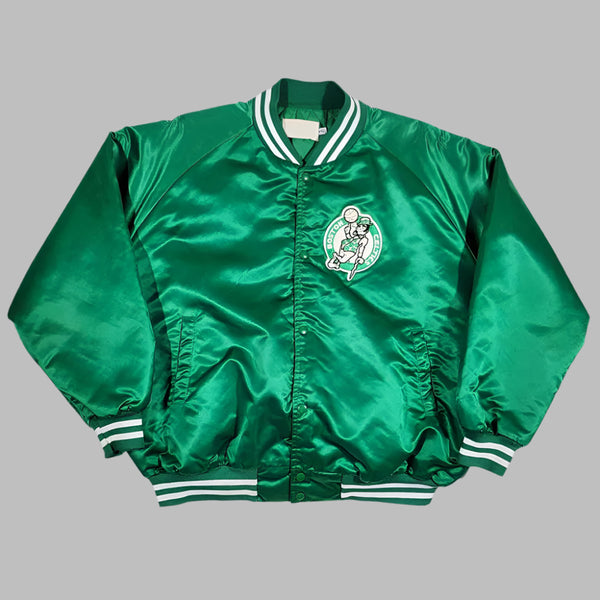 Shop NBA Green 80’s Boston Celtics Satin Jacket