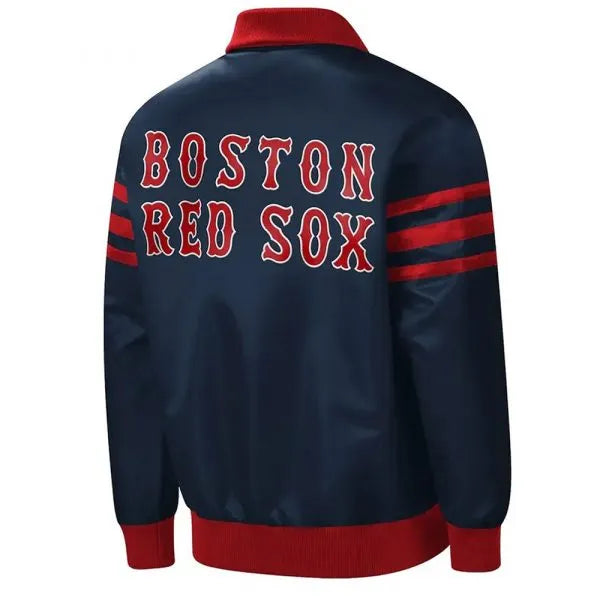 Boston Red Sox navy blue zip-up jacket

