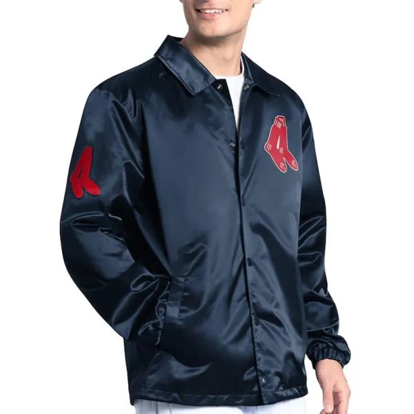 Boston Red Sox Coaches Jacket Navy in USA
