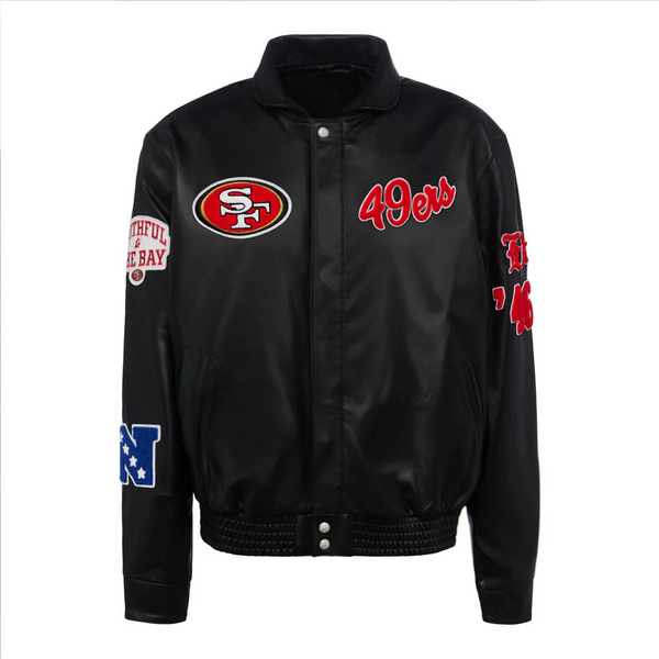 SAN FRANCISCO 49ERS LEATHER JACKET