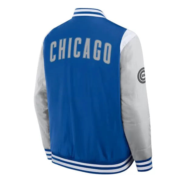Cubs jacket with quilted lining


