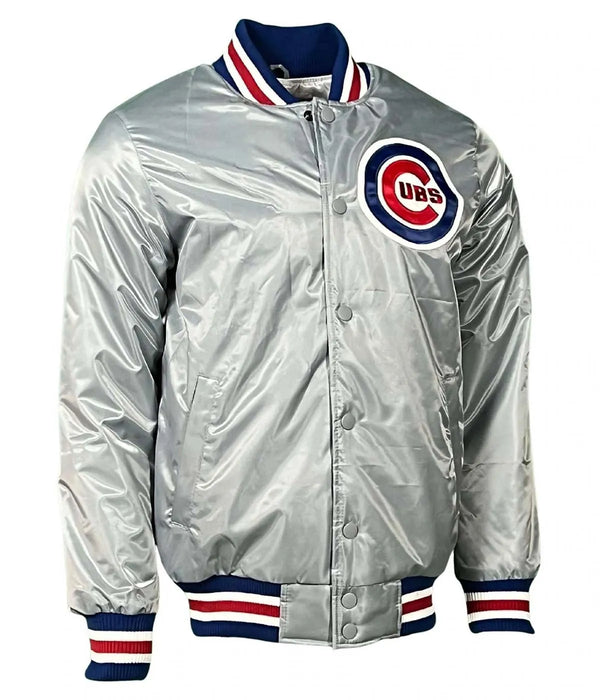 Chicago Cubs Baseball Satin Varsity Jacket