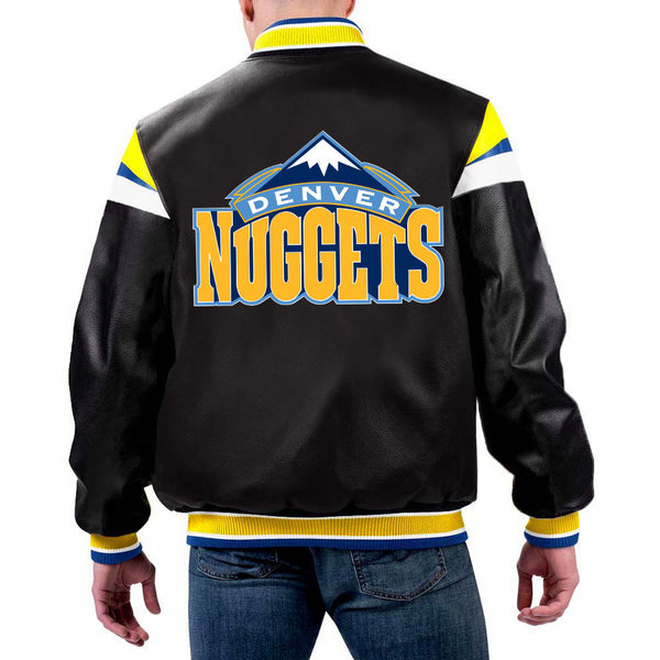 NBA Denver Nuggets Leather Jacket for Men and Women in USA