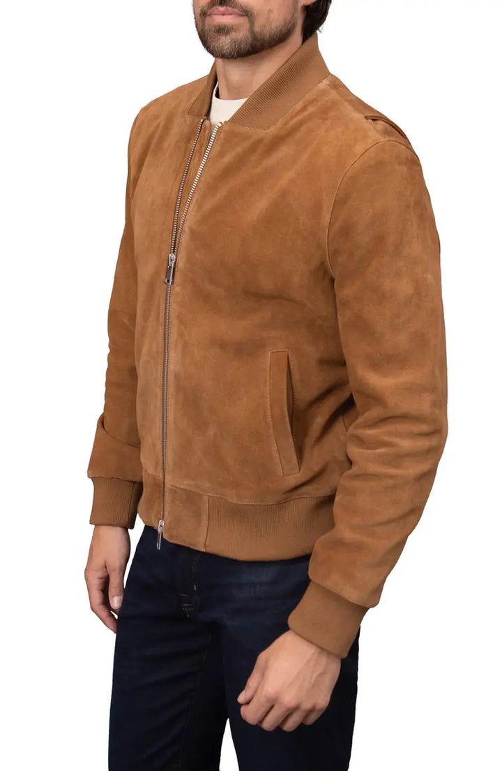 Men Suede Jacket 