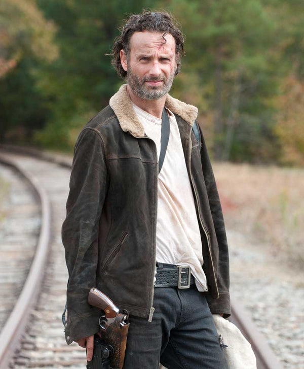 Rick Grimes Suede Jacket from The Walking Dead
