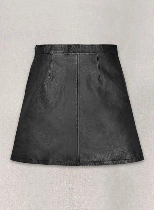 Chic Emilia Clarke Leather Skirt design in USA