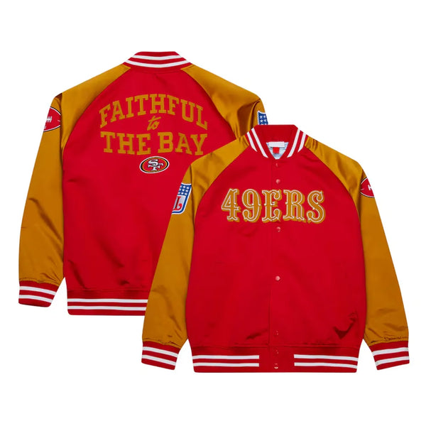 NFL San Francisco 49ers Satin Jacket Men and Women