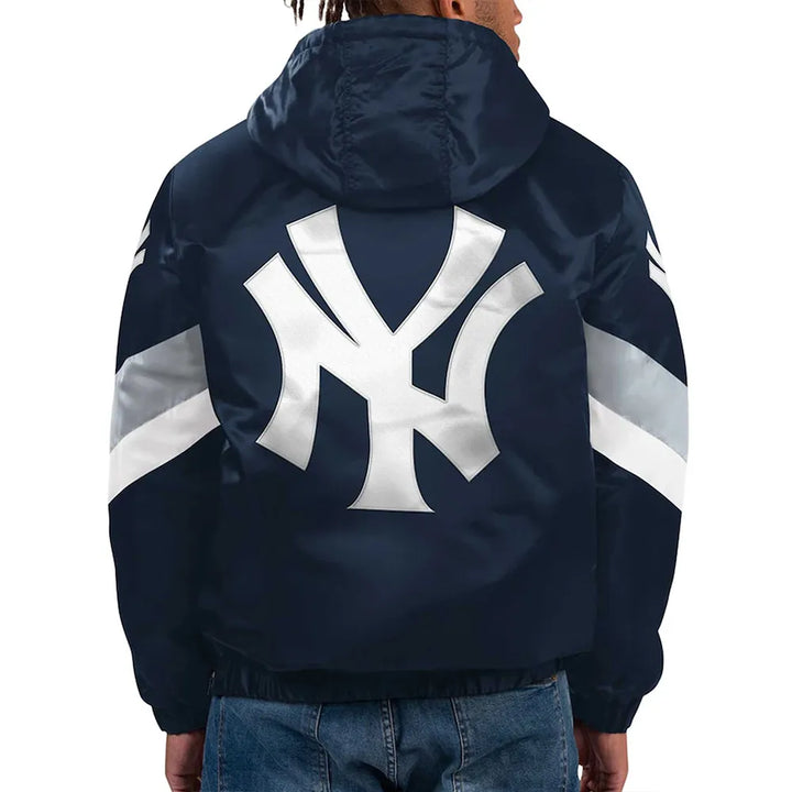 Force Play II NY Yankees navy hoodie jacket

