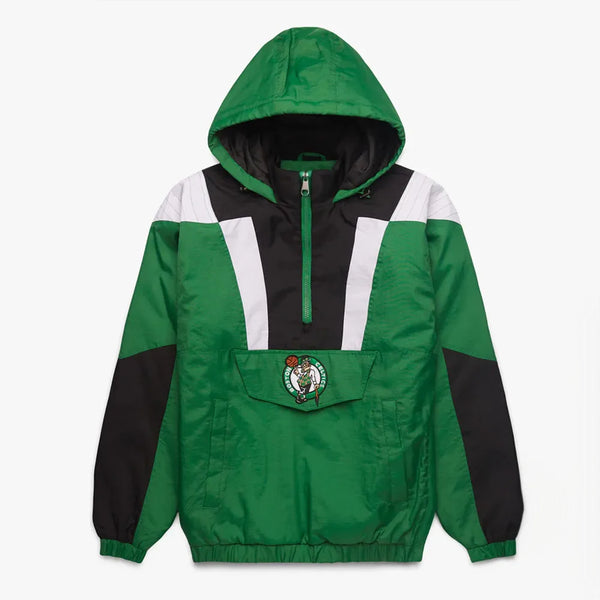 Shop NBA Boston Celtics Pullover Half-Zip Jacket
