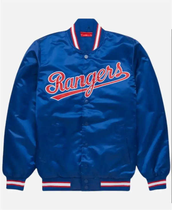 Texas Rangers Classic Royal Satin Jacket