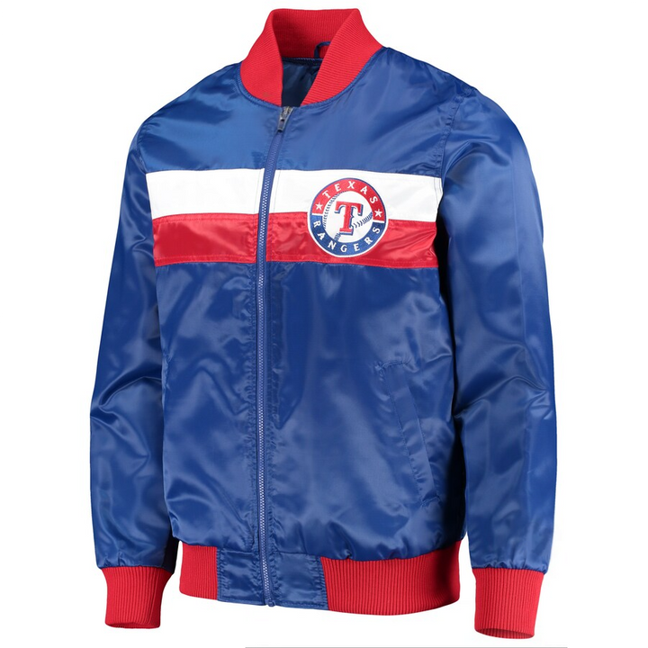 Texas Rangers Royal The Ambassador Full-Zip Jacket