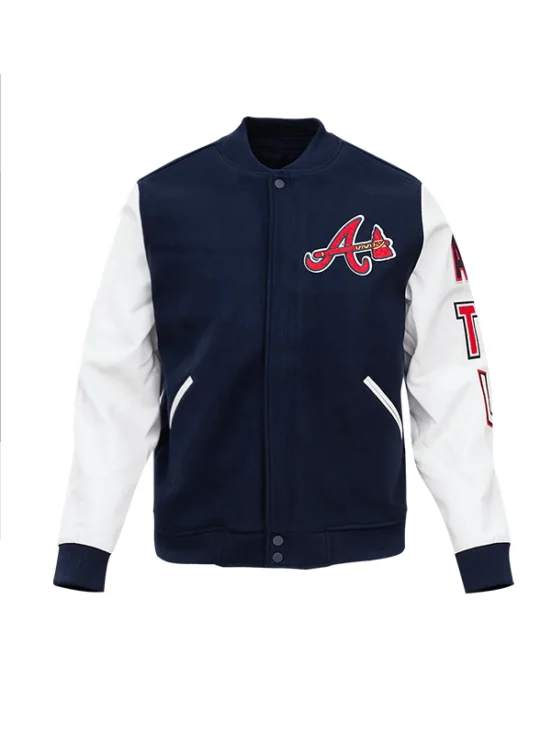 MLB Atlanta Braves Wool Varsity Jacket