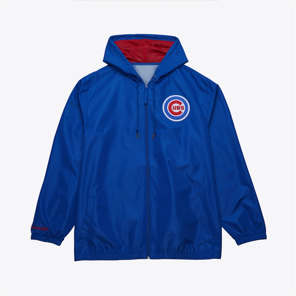 Men's Royal Chicago Cubs Vintage Logo Full-Zip Windbreaker Jacket