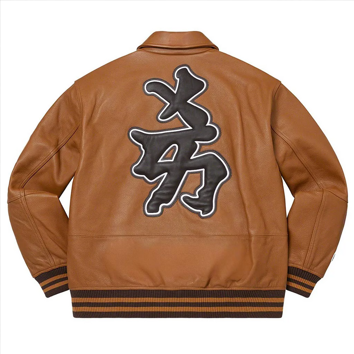 Comfortable Supreme NY Yankees Leather Jacket for Game Day in US style
