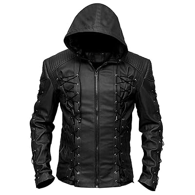 Stylische Moto Racer Lederjacke für Herren | Herren Lederjacke von The Jacket Seller